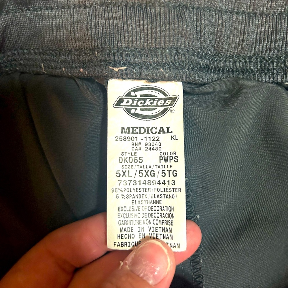 Dickies Jogger Scrub Pants - Gray 5x